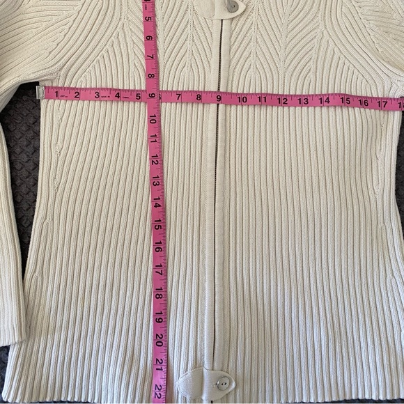 Heavyweight ladies zip front sweater by Parley, size L - Picture 3 of 6